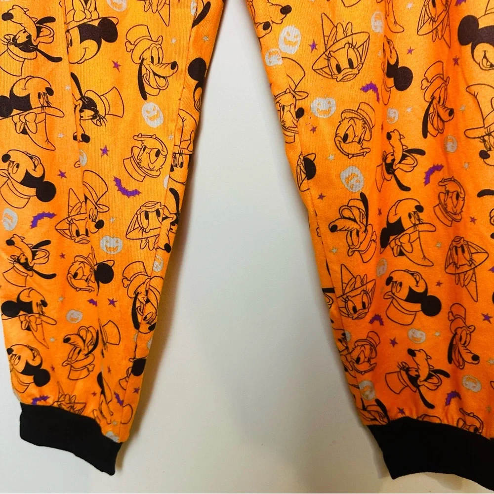 DISNEY Mickey‎ Mouse Halloween Long Sleeved Pajamas Set Women Medium.C27 - Picture 11 of 14